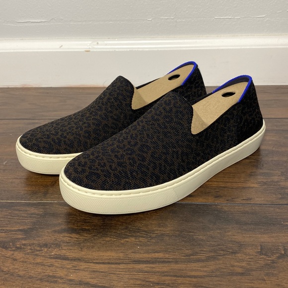 Rothy's Shoes - NEW ROTHY’S animal print slip-on sneaker in espresso spot size women’s size 8